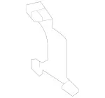 2907421400 - Rear-End Door: Holder for Mercedes-Benz: AMG GT 43, AMG GT 53, AMG GT 63, AMG GT 63 S, AMG GT 63 S E Performance Image