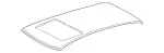 2036500209 - : Paneling, Roof for Mercedes-Benz: C240, C320 Image