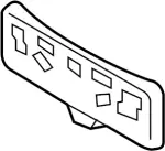 962105UB0A - Body: License Bracket for Infiniti Image