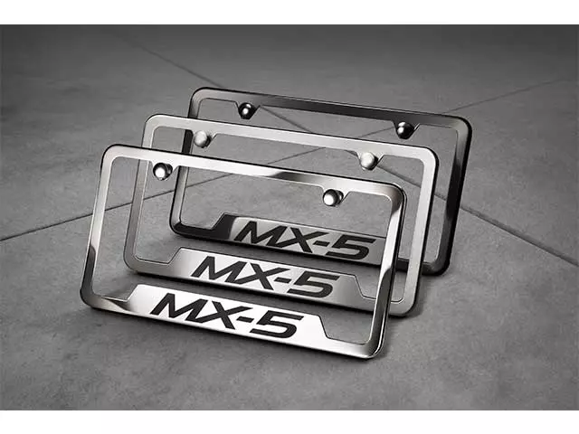 83D36 - Exterior: License Plate Frame for Mazda Image