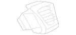 20883002547225 - Body: Vent Grille for Mercedes-Benz Image