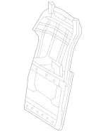 20491053018P05 - Body: Seat Back Panel for Mercedes-Benz Image