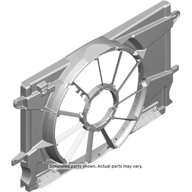 39009025 - : 2016-2019 Chevrolet Cruze - Engine Cooling Fan Shroud for GM Image