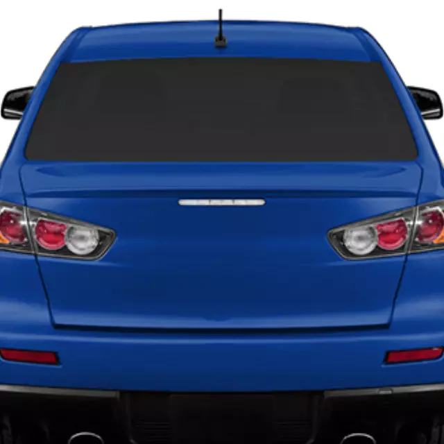 MZ574596EX - : Rear Lip Spoiler - Octane Blue for Mitsubishi: Lancer Image
