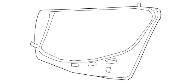 253-826-01-00 - Seal, Lamp Housing 2016-2023 Mercedes-Benz