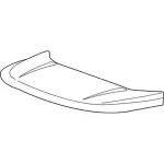 FT4Z16612A - : Hood for Ford: Edge Image