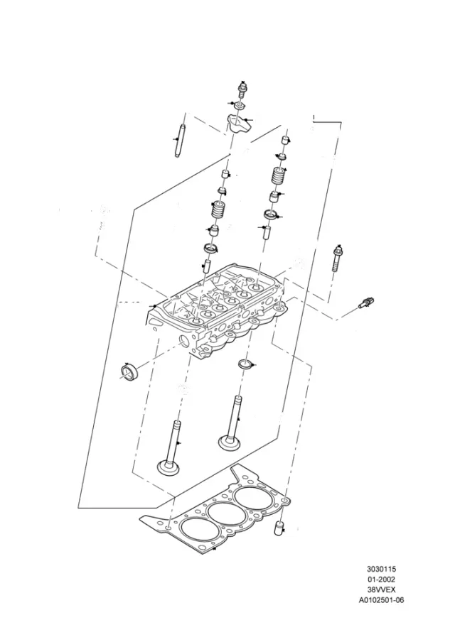 F6ZZ6514A - Engine: Valve Spring Retainers for Ford Image