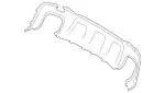 1568853125 - : Trim, Bumper for Mercedes-Benz Image