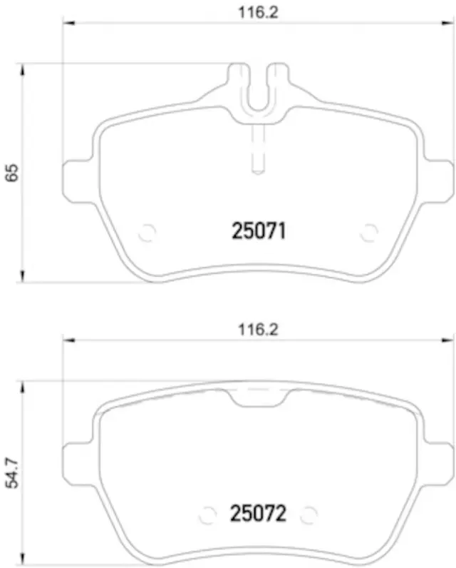 355020471 - Brakes &amp; Brake Parts: Disc Brake Pad Set for Hella Pagid Image