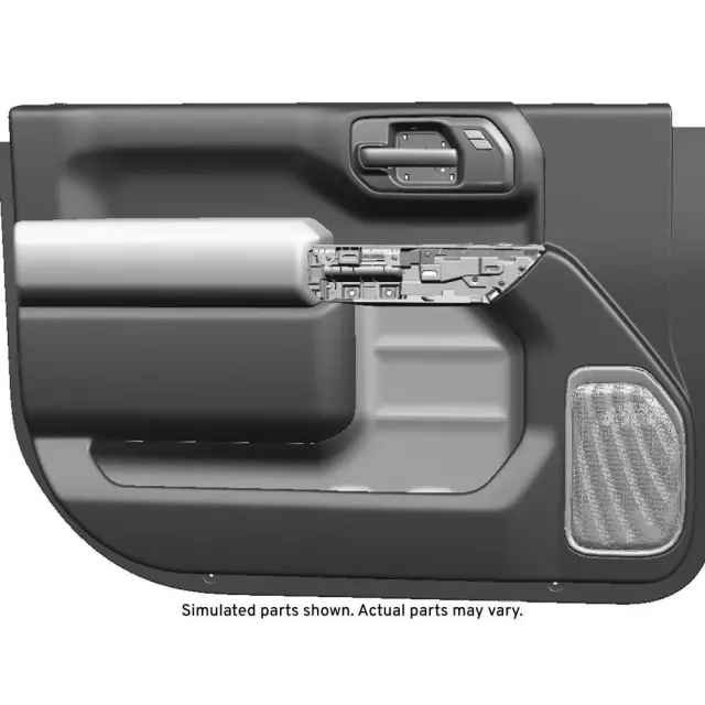 84735040 - : Door Trim Panel for Chevrolet: Silverado 2500 HD, Silverado 3500 HD | GMC: Sierra 2500 HD, Sierra 3500 HD Image