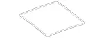 253782010064 - Sliding Sunroof: Seal, Sliding Sunroof for Mercedes-Benz: GLC300, GLC43 AMG, GLC63 AMG Image