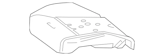176910040664 - : Padding, Front Seat Cushion for Mercedes-Benz: B Electric Drive, B250e, CLA250, GLA250 Image