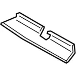 GD9Z17626A - Body: Front Panel for Lincoln: Continental, Nautilus Image