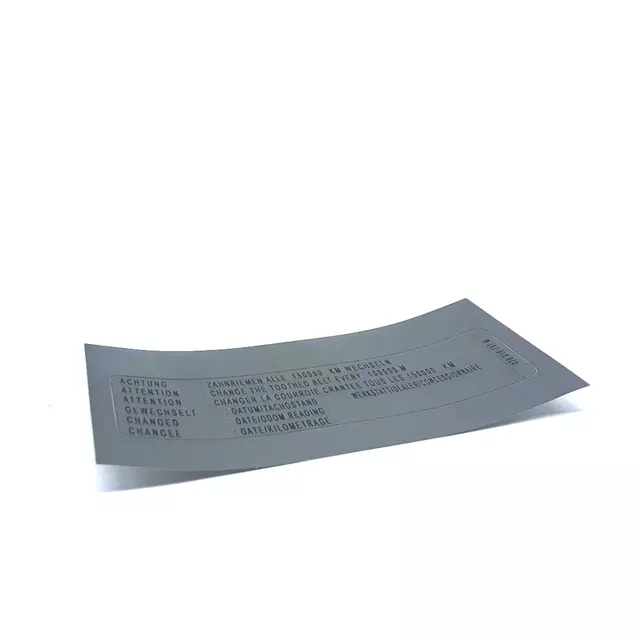 28010757M - Body: Info Label for Volkswagen: Golf, Golf R Image