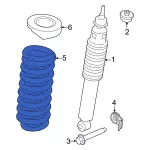 LC3Z5310Q - : Coil Spring for Ford: F-250 Super Duty, F-350 Super Duty, F-450 Super Duty, F-550 Super Duty Image