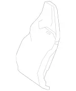 1779101205 - : Padding, Front Seat Backr for Mercedes-Benz Image