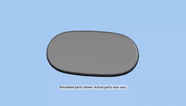 25813186 - Body: Lock Pillar Trim Hole Cover for Chevrolet: Silverado 1500, Silverado 2500 HD, Silverado 3500 HD | GMC: Sierra 1500, Sierra 2500 HD, Sierra 3500 HD Image