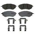OEX1078 - : OEX Front Disc Brake Pad Set Premium Ceramic for WAGNER BRAKE Image