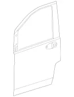 4477206600 - : Door Shell for Mercedes-Benz Image