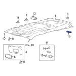 BB5Z13776AS - Body: Reading Lmp Assembly for Ford: Explorer, Police Interceptor Utility Image