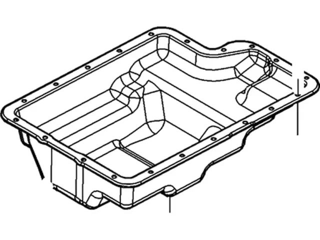 8C3Z7A194B - Maintenance &amp; Lubrication: Trans Pan for Ford: E-150, E-250, E-350 Super Duty, E-450 Super Duty, F-250 Super Duty, F-350 Super Duty, F-450 Super Duty Image