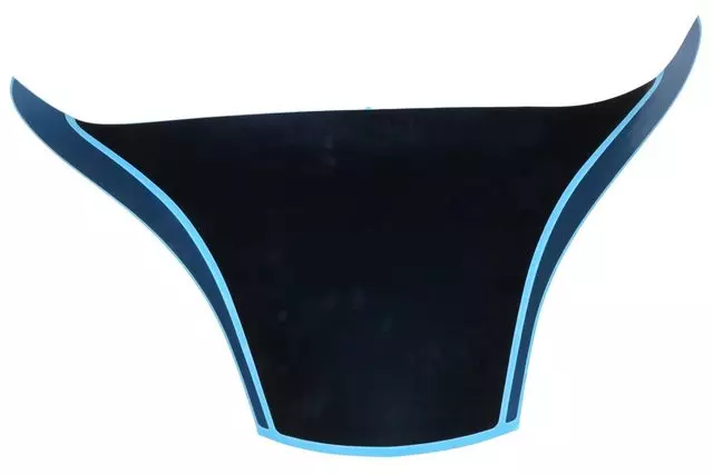 20814475 - : Front Convertible Top Stowage Compartment Lid Decal in Black for GM Image