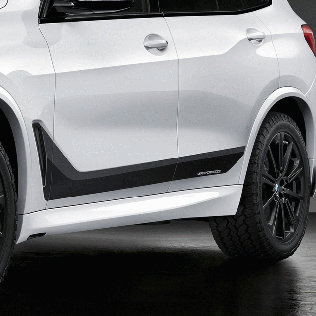 G05 X5 M Performance Fozen Black Lower Door Decal Set - BMW (51-14-2-456-383)