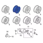 ML3Z1007CA - : Wheel Assembly for Ford: F-150 Image