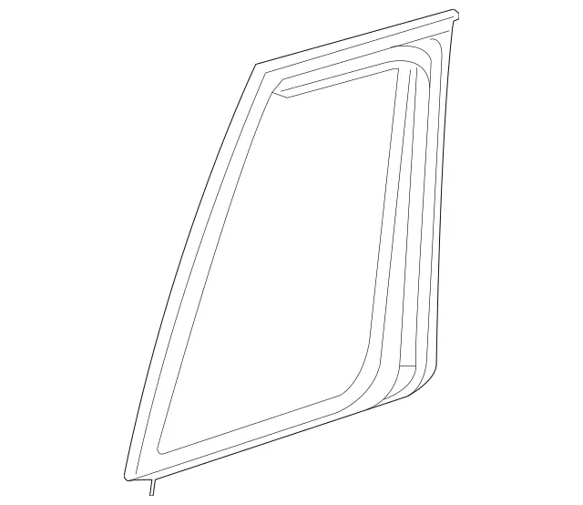 1667300955 - Rear Doors: Window, Fixed for Mercedes-Benz: GL350, GL450, GL550, GL63 AMG, GLS350d, GLS450, GLS550, GLS63 AMG Image image