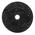 63340068R - : DFC Brake Rotor - Drilled and Slotted - Black for DYNAMIC FRICTION Image