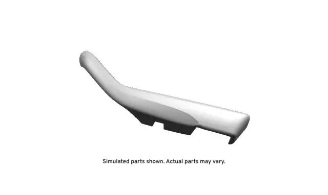 Black Rear Passenger Side Door Armrest Cover Trim - GM (84110610)