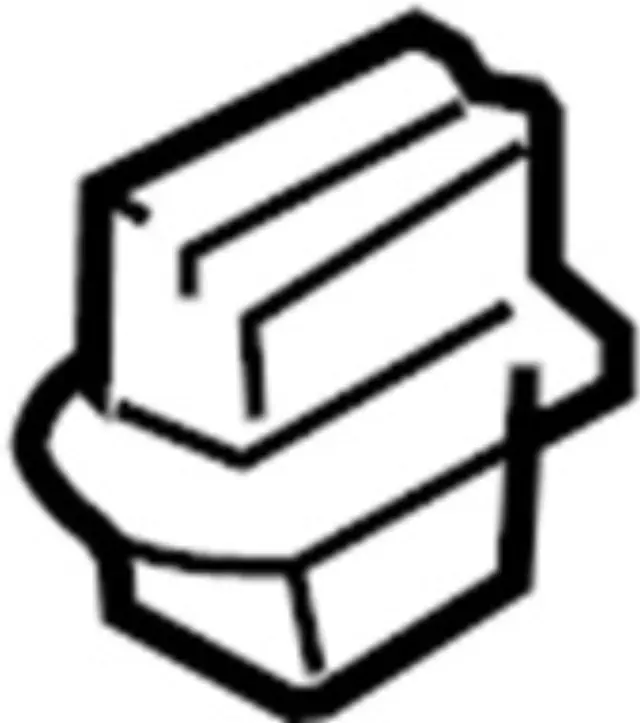 74999AL500 - Body: Rear Sill Plate Retainer Clip for INFINITI: EX35, EX37, QX50 Image