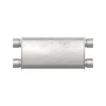 21052 - : Quiet-Flow SS Direct Fit Exhaust Muffler 2.25" Inlet (ID) 2.25"Outlet (ID) for Walker Exhaust Image