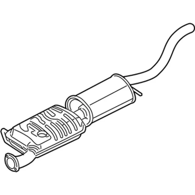 8A2Z5230B - Exhaust: Muffler for Ford: Explorer Sport Trac Image