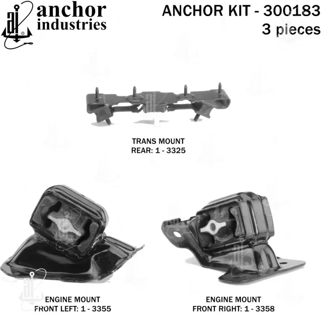 300183 - Engines &amp; Components: Anchor Engine Mount Kit for Anchor Image