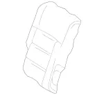 21292031357J95 - Body: Seat Back Cover for Mercedes-Benz Image