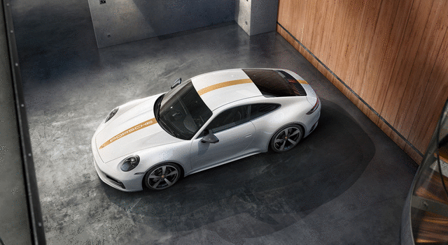 9920448205024K - Exterior: Motor Sports Decorative Sticker Set - Aurum for Porsche: 911 Image