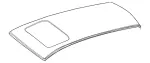 2136570009 - Body: Roof Panel for Mercedes-Benz Image