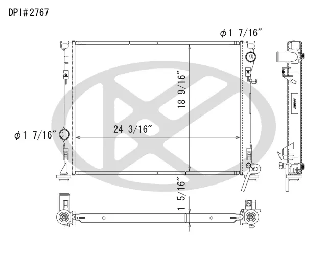 A2767 - Cooling Systems: Koyorad Radiator for Koyo Image