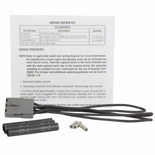 3U2Z14S411VYA - : OEM NEW Ford 1999-2009 F250 F350 F450 F550 Side EFI Wire Assembly 3U2Z14S411Vya for Ford Image