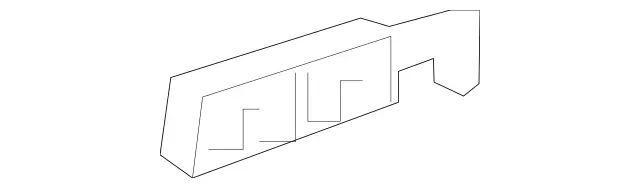 213782140064 - Sliding Sunroof: Angle Bracket for Mercedes-Benz: 180b, E300, E350, E43 AMG, E53 AMG, E63 AMG S, EQB 250+, EQB 300, EQB 350, GLA250, GLA35 AMG, GLA45 AMG, GLB250, GLB35 AMG Image image