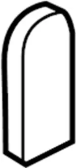 88457CG000 - Body: Hinge Cover for INFINITI: FX35, FX45 Image