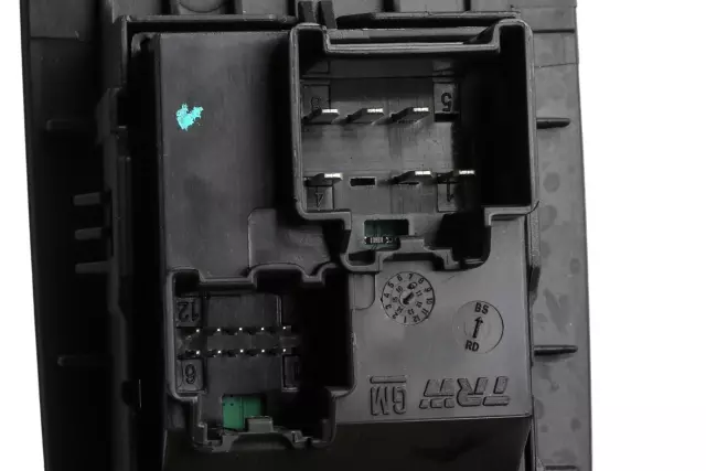 Jet Black Front Passenger Side Door Armrest Switch Mount Plate - GM (23174973)