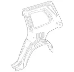 1666303100 - Side Walls: C-Pillar for Mercedes-Benz Image