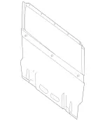 90669006417L22 - Body: Partition Panel for Mercedes-Benz Image
