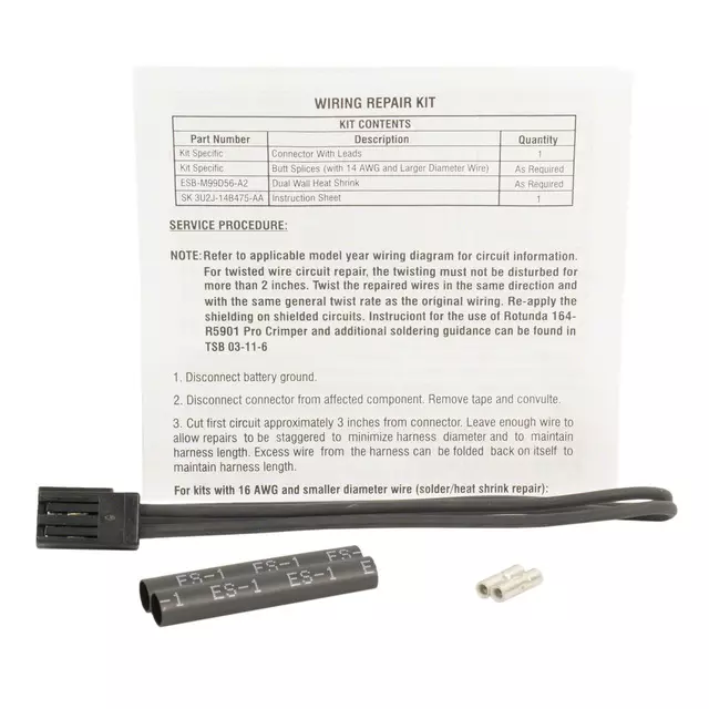 Wire Assembly - Ford (3U2Z-14S411-RCB)