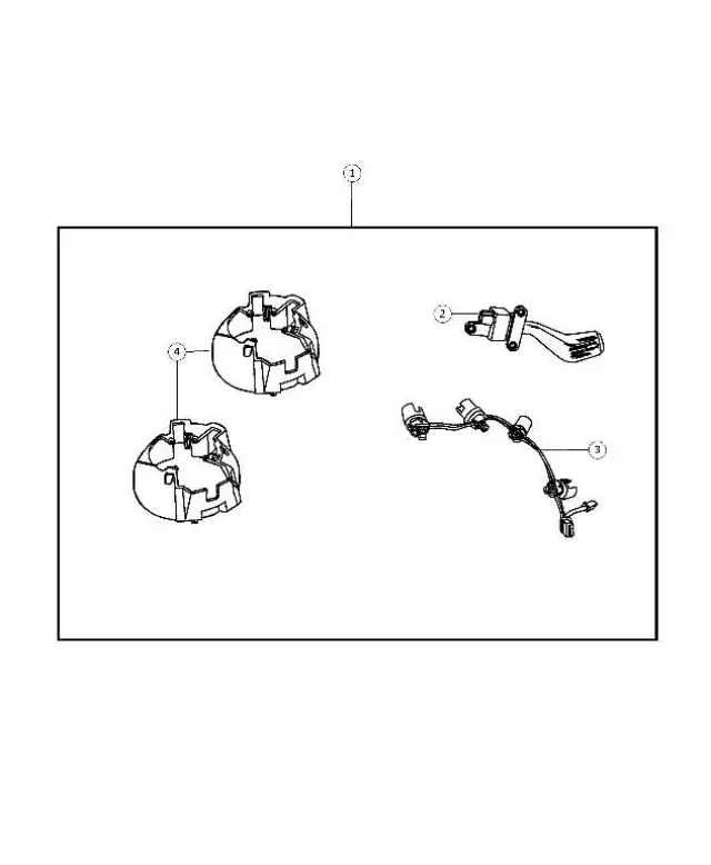 1GA31ZJ8AA - Mopar Accessories - Component Parts: Steering Wheel Back Cover for Jeep: Wrangler Image