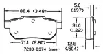 13050257 - : Disc Brake Pad Set for OmniParts Image