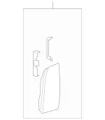 906750000464 - Body: Fuel Door for Mercedes-Benz: Sprinter 2500, Sprinter 3500 Image