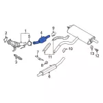 LX6Z5E212KR - : Catalytic Converter for Ford: Bronco Sport Image